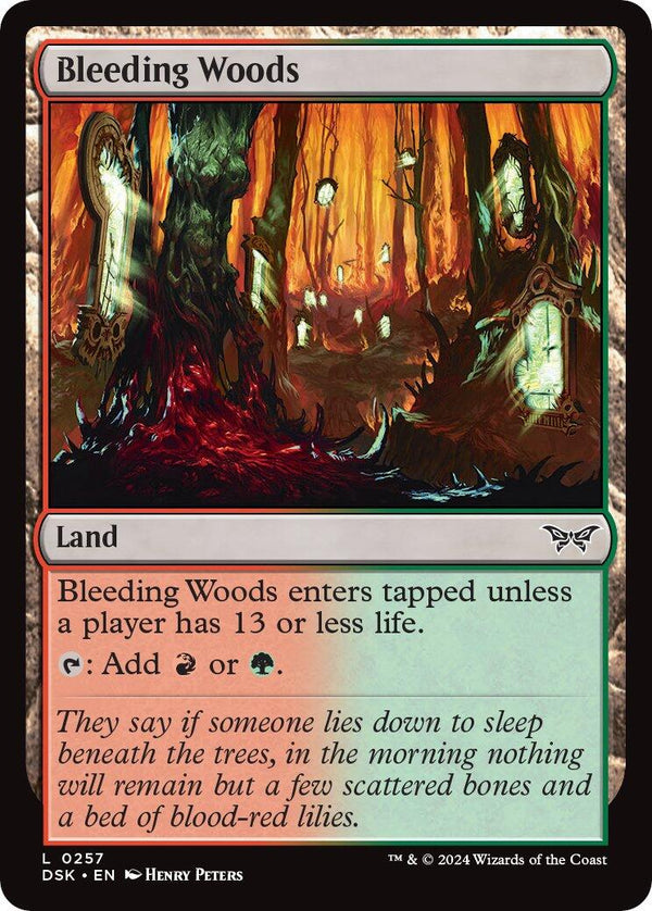 Bleeding Woods [DSK - 257] - Cartes Sportives Rive Sud
