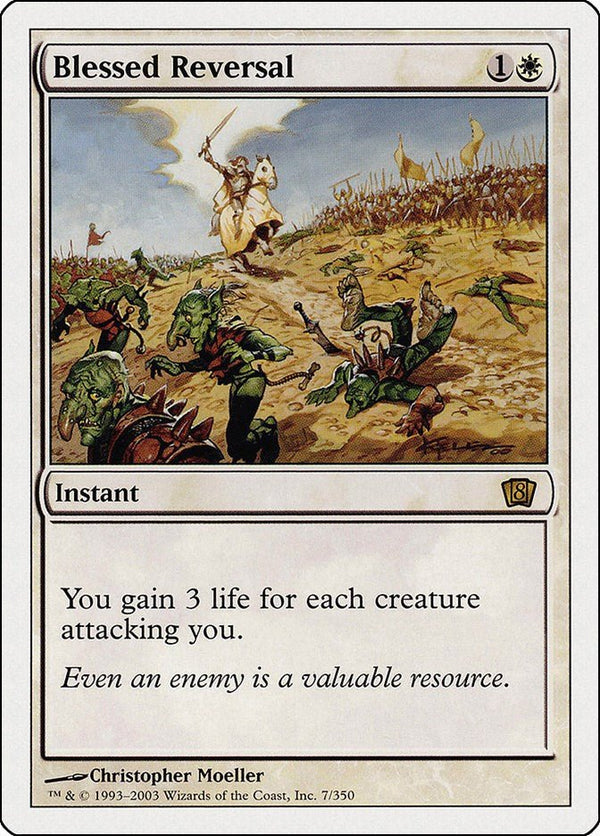 Blessed Reversal [8ED - 7] - Cartes Sportives Rive Sud
