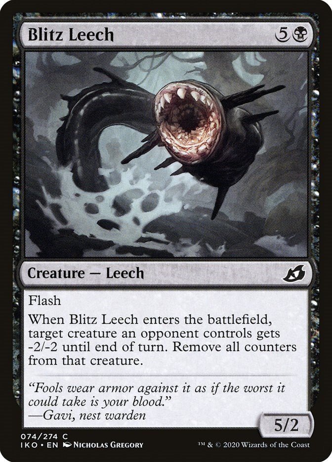 Blitz Leech [IKO - 74] - Cartes Sportives Rive Sud