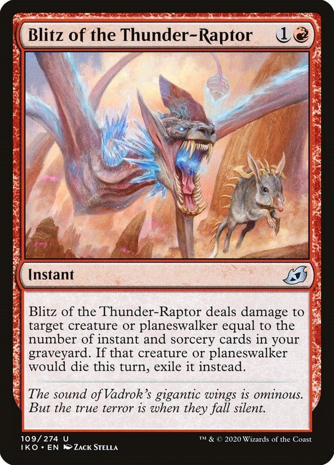 Blitz of the Thunder - Raptor [IKO - 109] - Cartes Sportives Rive Sud
