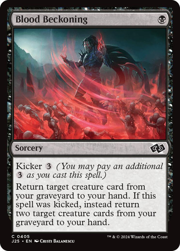 Blood Beckoning [J25 - 405] - Cartes Sportives Rive Sud