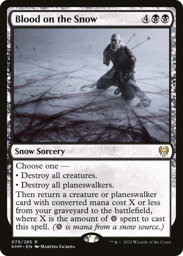 Blood on the Snow [KHM - 79] - Cartes Sportives Rive Sud