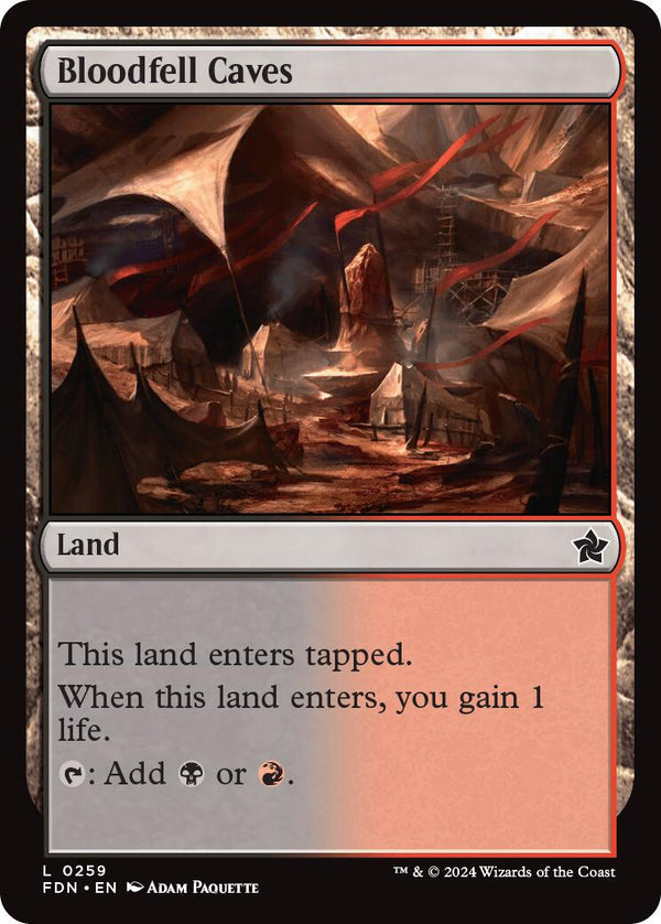 Bloodfell Caves [FDN - 259] - Cartes Sportives Rive Sud