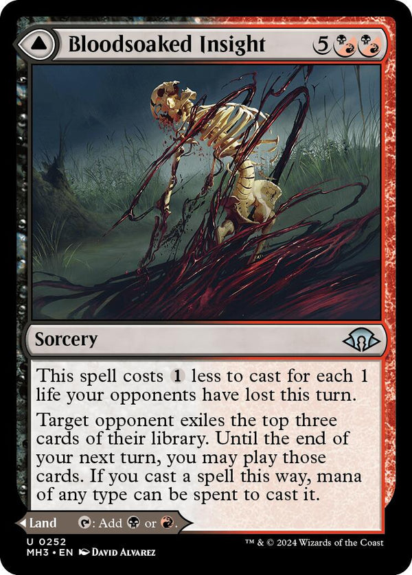 Bloodsoaked Insight [MH3 - 252] - Cartes Sportives Rive Sud