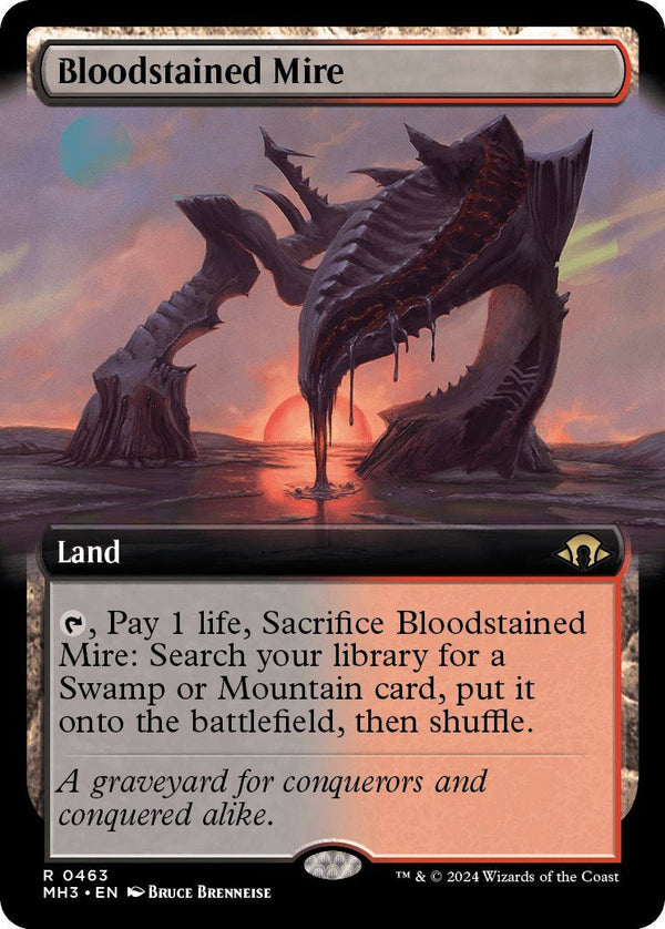 Bloodstained Mire (Extended Art) [MH3 - 463] - Cartes Sportives Rive Sud