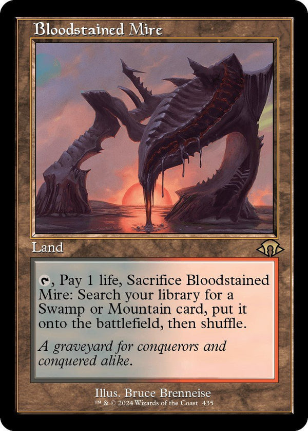 Bloodstained Mire (Retro Frame) [MH3 - 435] - Cartes Sportives Rive Sud