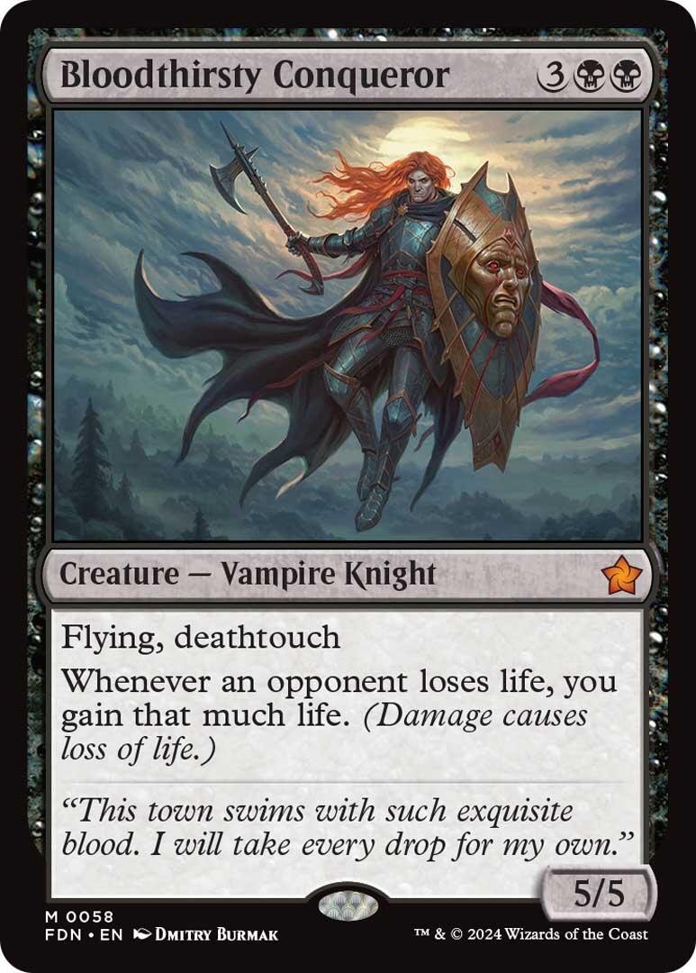 Bloodthirsty Conqueror [FDN - 58] - Cartes Sportives Rive Sud