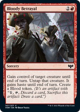 Bloody Betrayal [VOW - 147] - Cartes Sportives Rive Sud