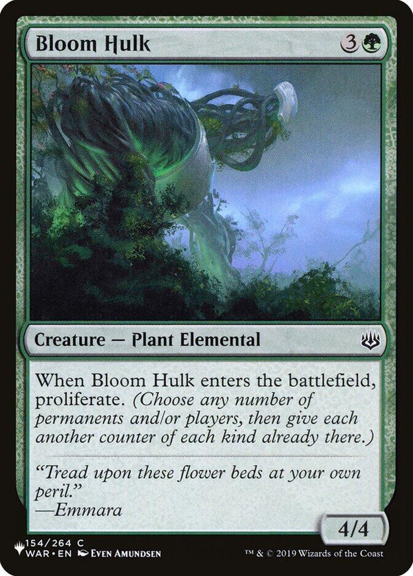Bloom Hulk [LIST - 154/264] - Cartes Sportives Rive Sud