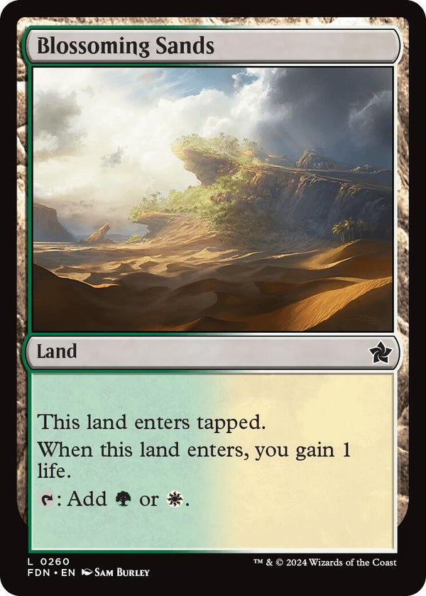 Blossoming Sands [FDN - 260] - Cartes Sportives Rive Sud