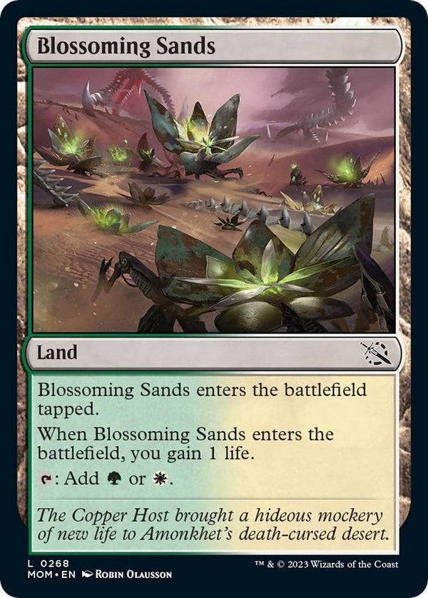 Blossoming Sands [MOM - 268] - Cartes Sportives Rive Sud