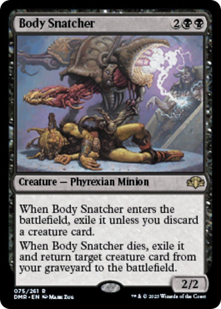 Body Snatcher [DMR - 75] - Cartes Sportives Rive Sud