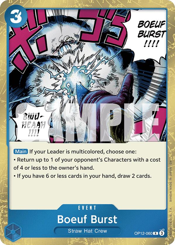 Boeuf Burst [OP12 - OP12 - 060] - Cartes Sportives Rive Sud