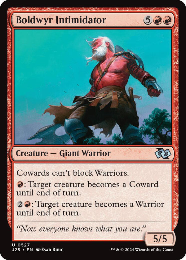 Boldwyr Intimidator [J25 - 527] - Cartes Sportives Rive Sud