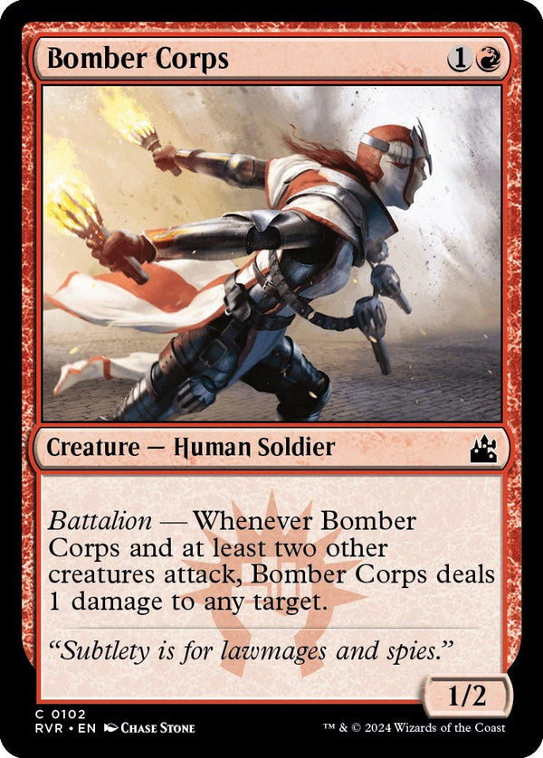 Bomber Corps [RVR - 102] - Cartes Sportives Rive Sud