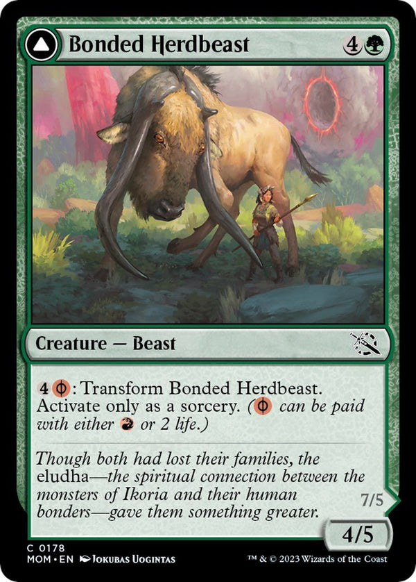 Bonded Herdbeast [MOM - 178] - Cartes Sportives Rive Sud