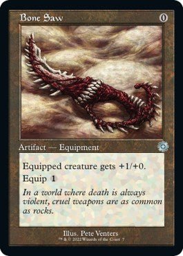 Bone Saw [BRR - 7] - Cartes Sportives Rive Sud