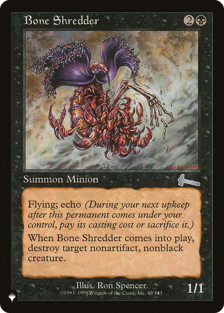 Bone Shredder [LIST - 49/143] - Cartes Sportives Rive Sud