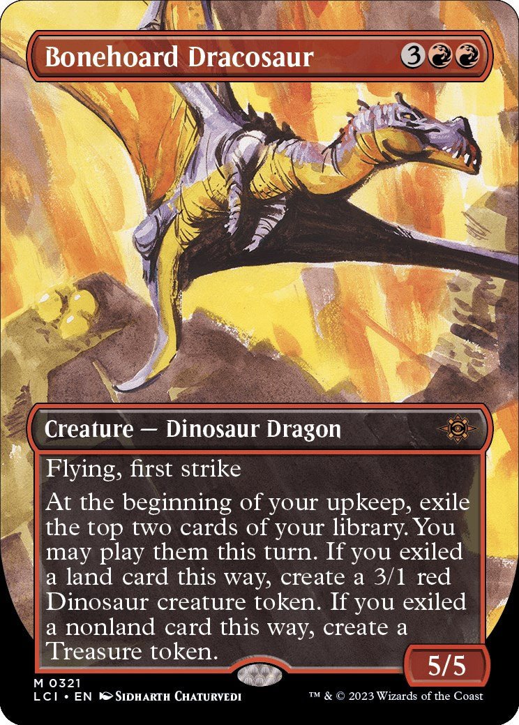 Bonehoard Dracosaur (Borderless) [LCI - 321] - Cartes Sportives Rive Sud