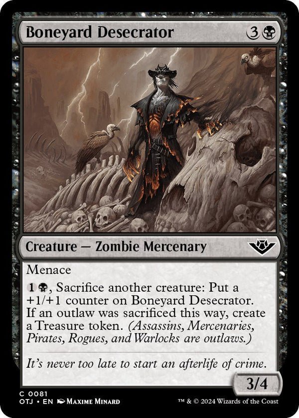 Boneyard Desecrator [OTJ - 81] - Cartes Sportives Rive Sud