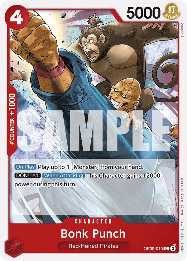 Bonk Punch [OP09 - OP09 - 010] - Cartes Sportives Rive Sud