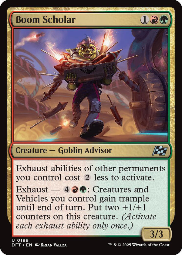 Boom Scholar [DFT - 189] - Cartes Sportives Rive Sud