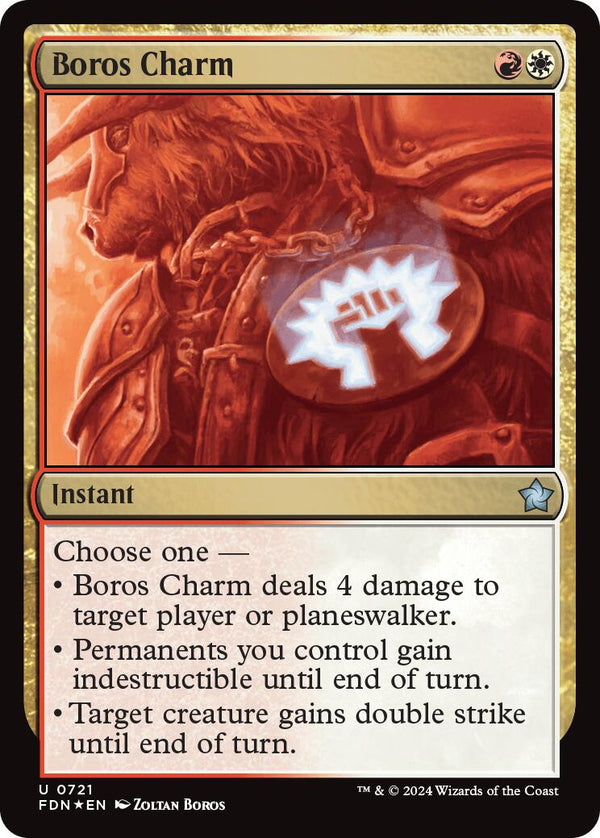 Boros Charm [FDN - 721] - Cartes Sportives Rive Sud