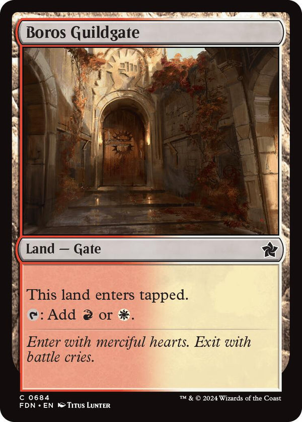 Boros Guildgate [FDN - 684] - Cartes Sportives Rive Sud