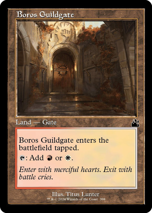 Boros Guildgate (Retro Frame) [RVR - 398] - Cartes Sportives Rive Sud