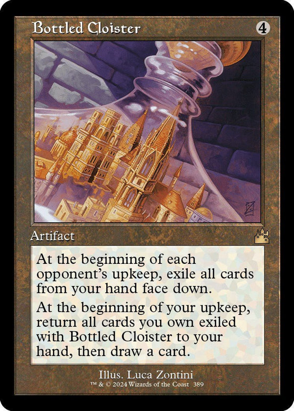 Bottled Cloister (Retro Frame) [RVR - 389] - Cartes Sportives Rive Sud