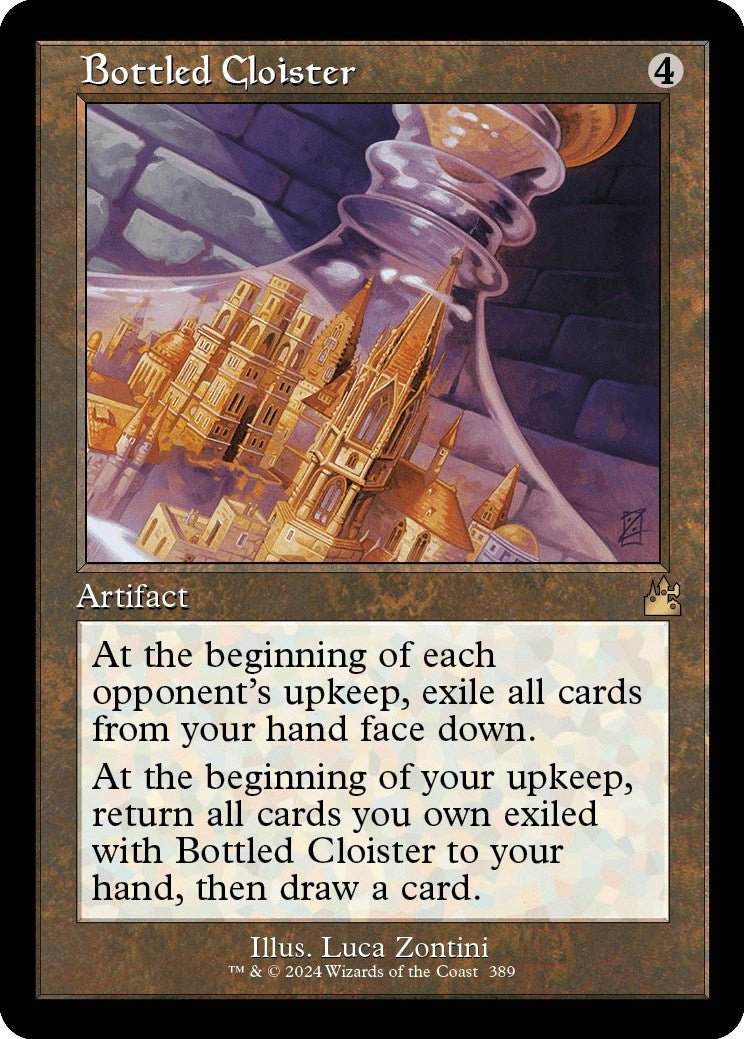 Bottled Cloister (Retro Frame) [RVR - 389] - Cartes Sportives Rive Sud