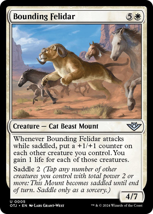 Bounding Felidar [OTJ - 5] - Cartes Sportives Rive Sud