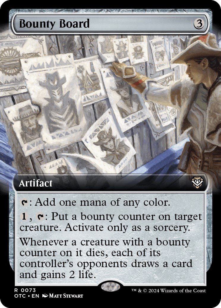 Bounty Board (Extended Art) [OTC - 73] - Cartes Sportives Rive Sud