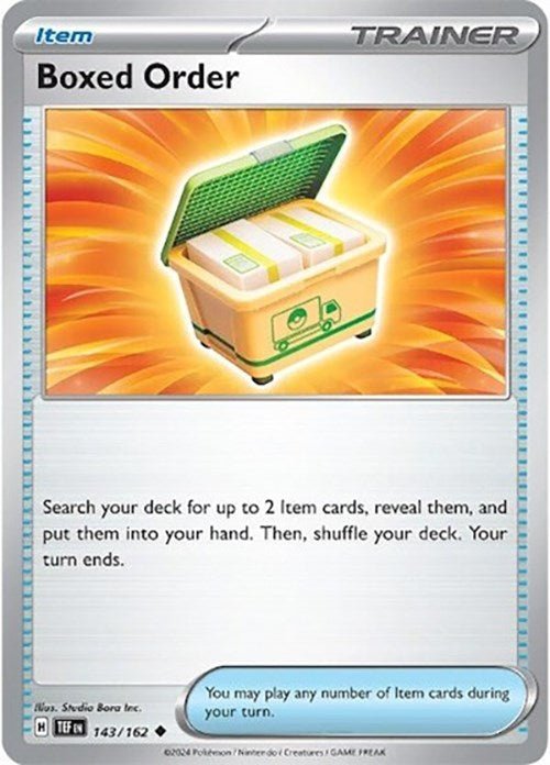 Boxed Order [TEF - 143] - Cartes Sportives Rive Sud