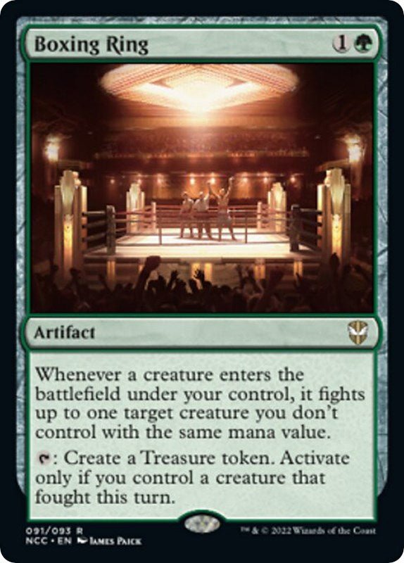Boxing Ring [NCC - 91] - Cartes Sportives Rive Sud