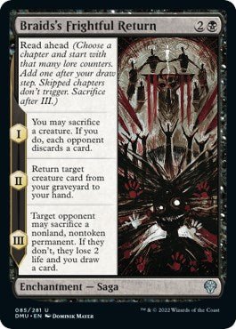 Braids's Frightful Return [DMU - 85] - Cartes Sportives Rive Sud