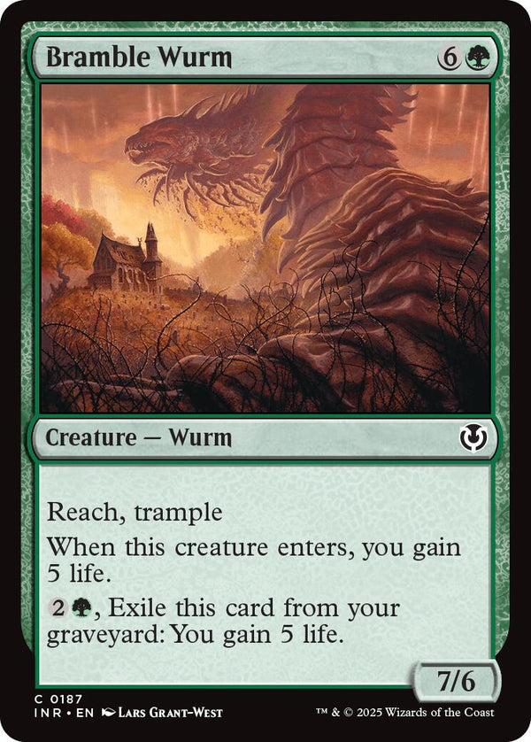 Bramble Wurm [INR - 187] - Cartes Sportives Rive Sud
