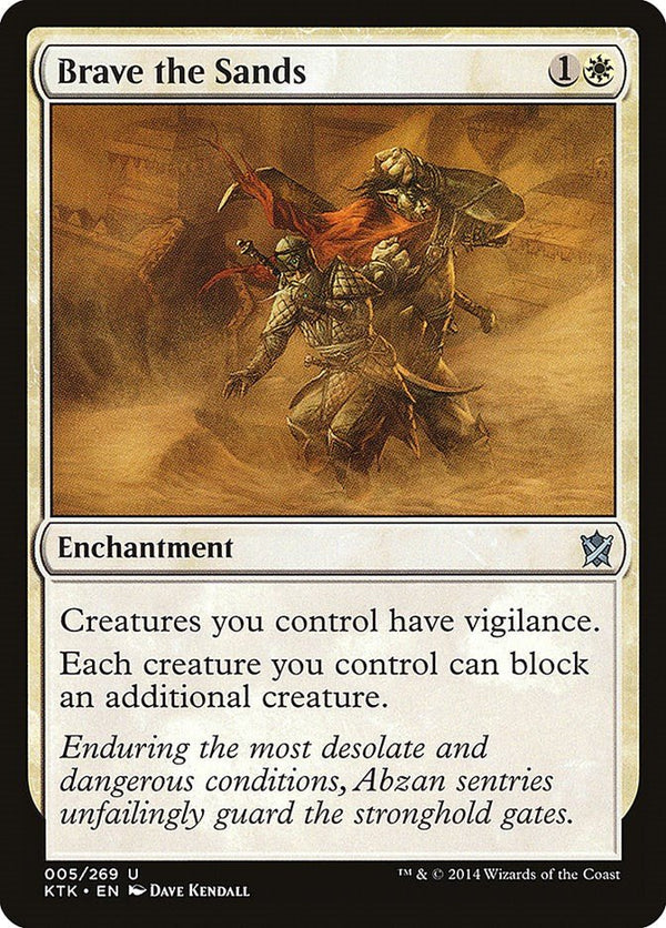 Brave the Sands [KTK - 5] - Cartes Sportives Rive Sud