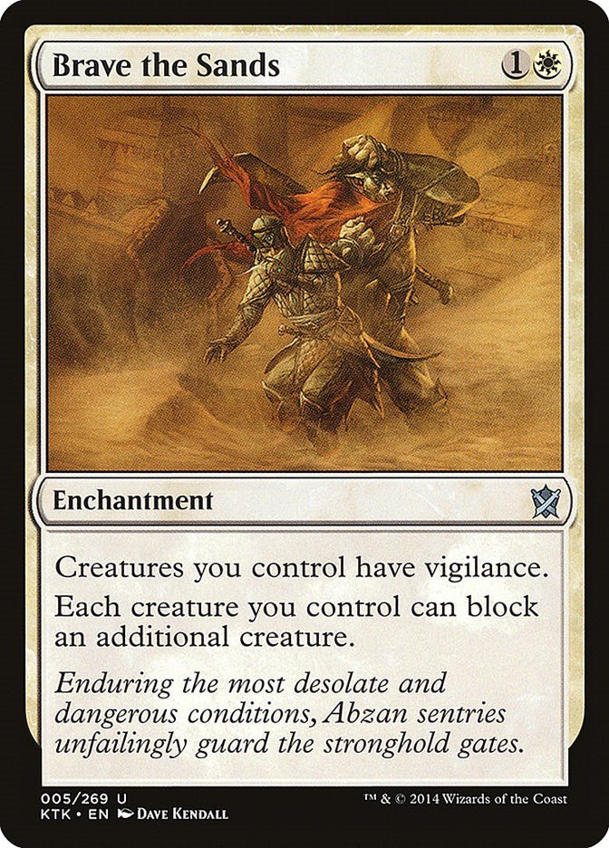 Brave the Sands [KTK - 5] - Cartes Sportives Rive Sud