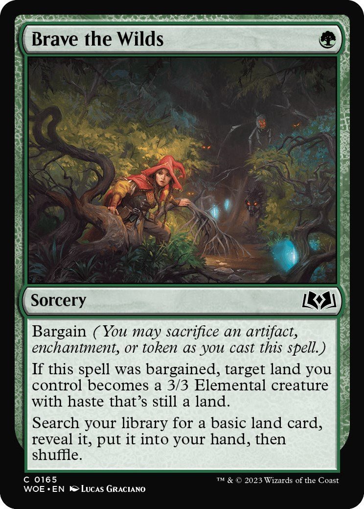 Brave the Wilds [WOE - 165] - Cartes Sportives Rive Sud