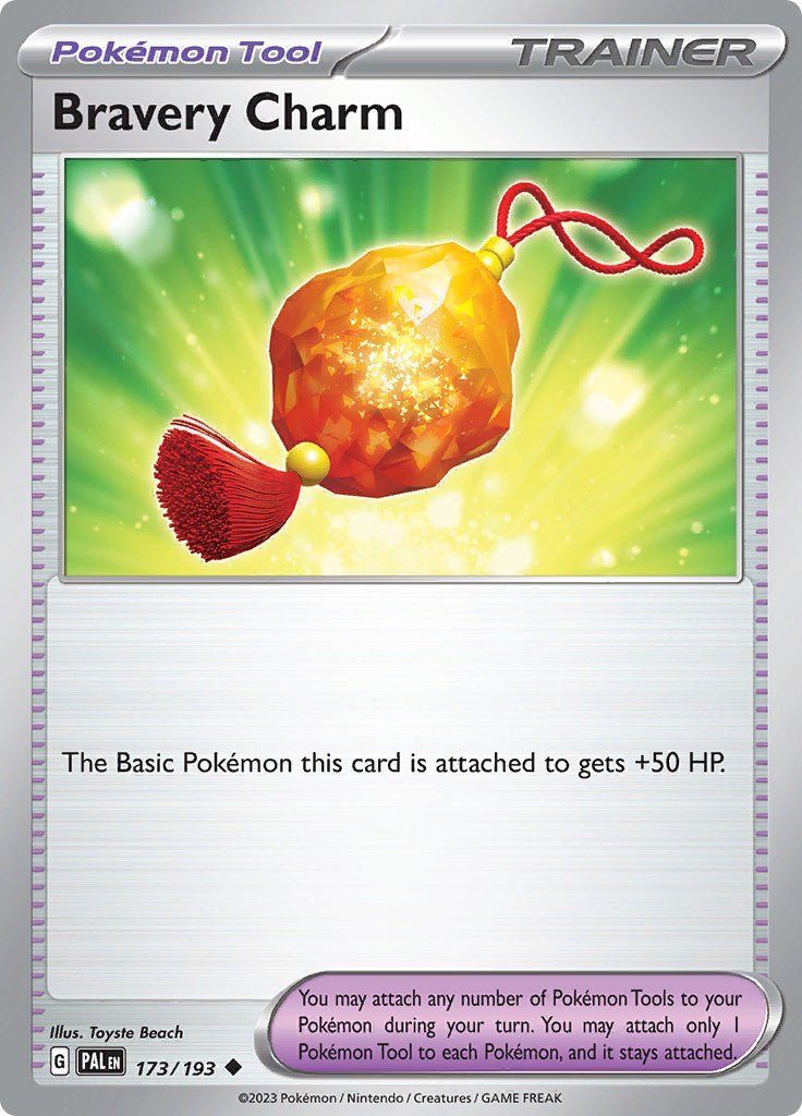 Bravery Charm [PAL - 173/193] - Cartes Sportives Rive Sud