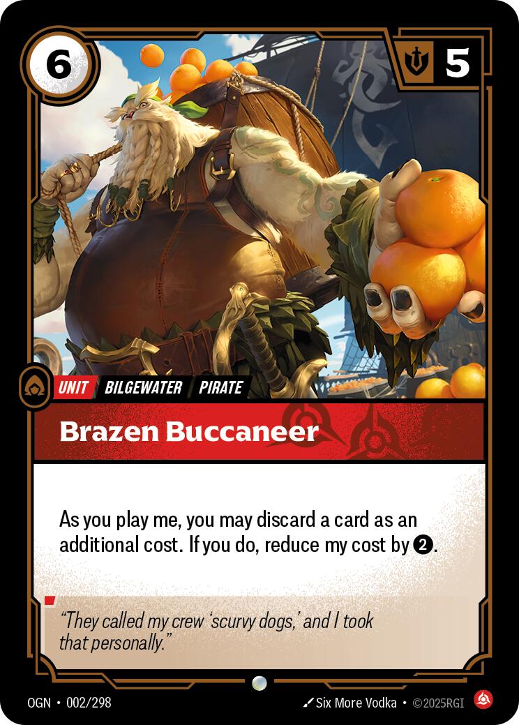 Brazen Buccaneer [OGN - 002/298] - Cartes Sportives Rive Sud