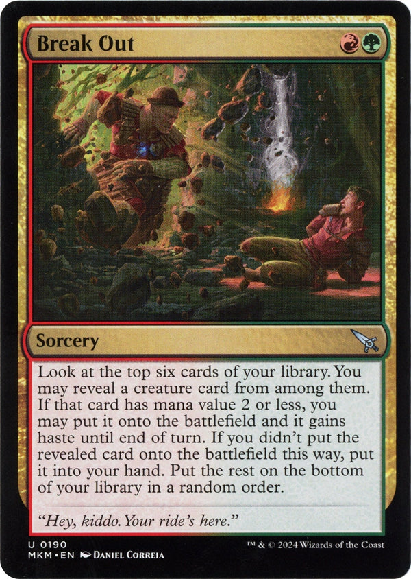 Break Out (b) [MKM - 190] - Cartes Sportives Rive Sud