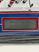 Brendan Gallagher Frame Autographed Authenticated 16X17 - Cartes Sportives Rive Sud
