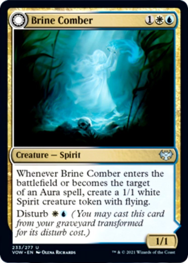 Brine Comber [VOW - 233] - Cartes Sportives Rive Sud