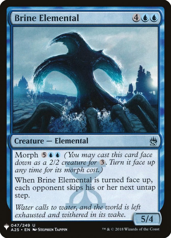Brine Elemental [LIST - 47] - Cartes Sportives Rive Sud