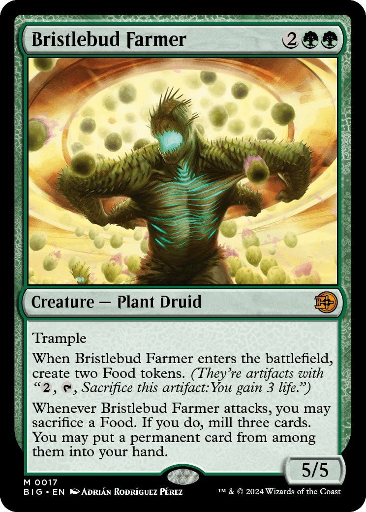 Bristlebud Farmer [BIG - 17] - Cartes Sportives Rive Sud