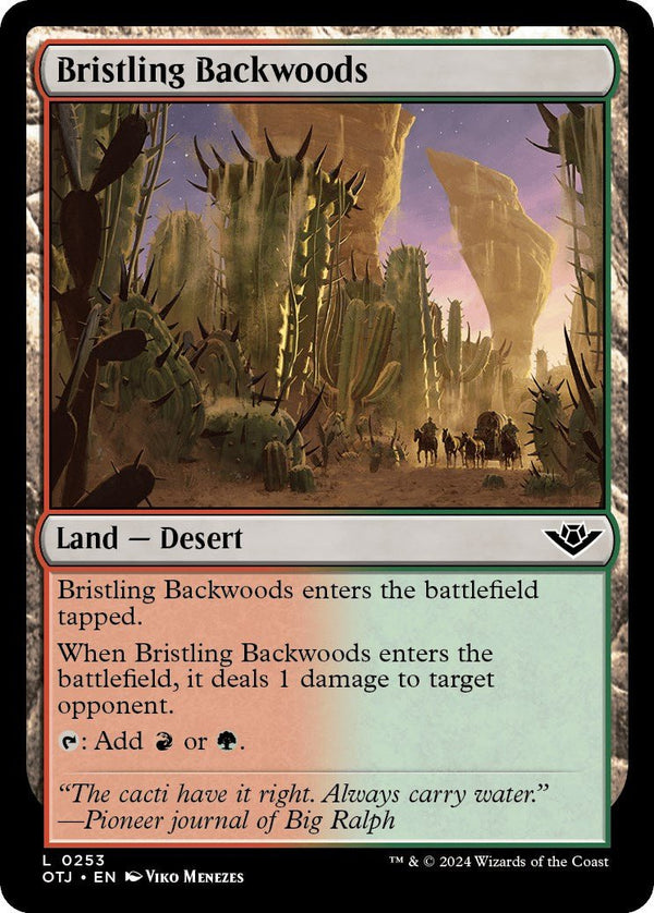 Bristling Backwoods [OTJ - 253] - Cartes Sportives Rive Sud