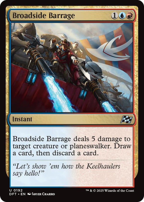 Broadside Barrage [DFT - 192] - Cartes Sportives Rive Sud