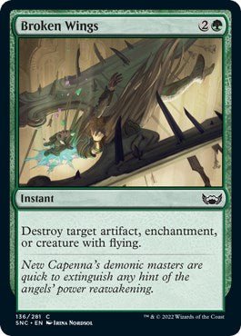 Broken Wings [SNC - 136] - Cartes Sportives Rive Sud